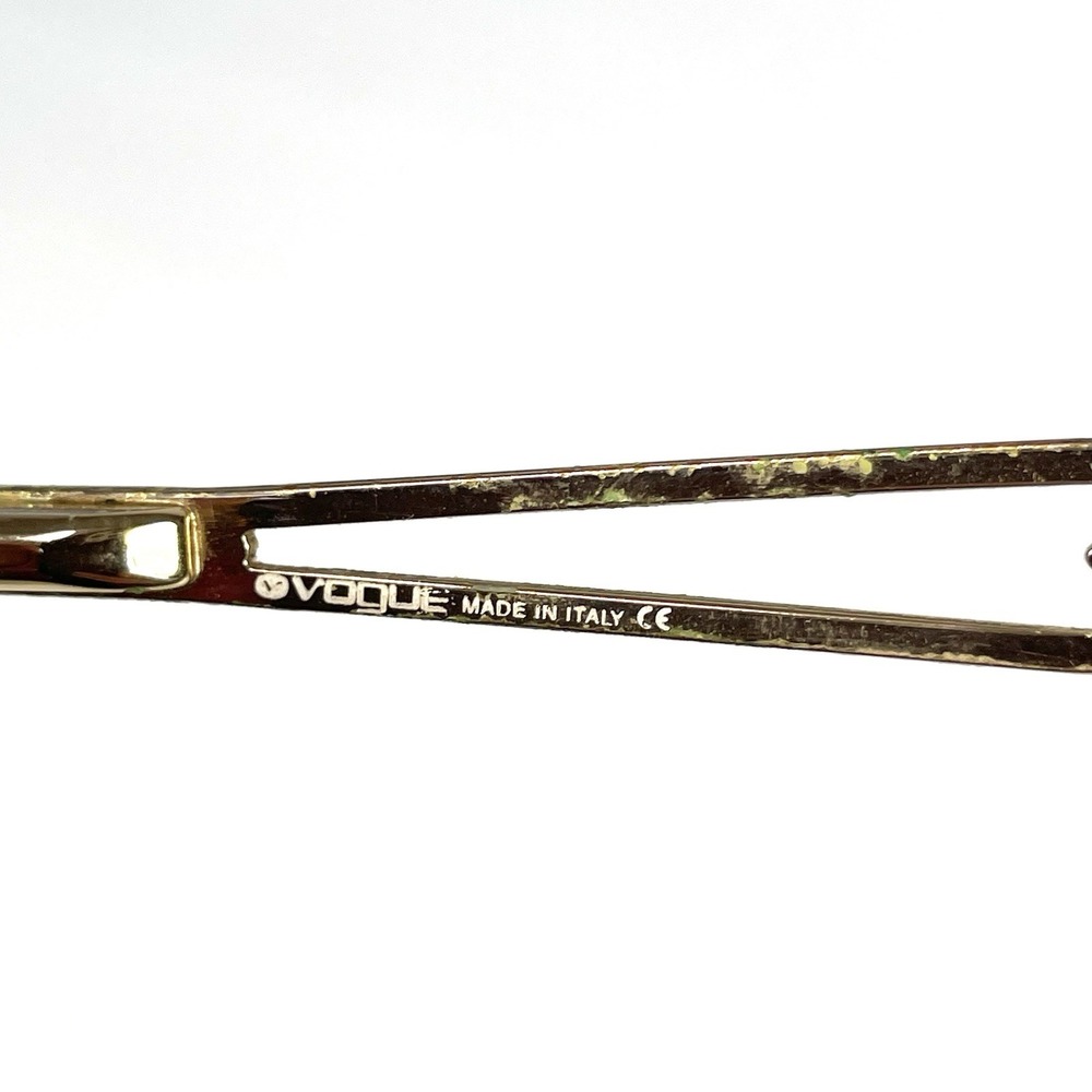 Vogue VO3233-S Oval Sunglasses Gold Metal 52-19-135 Made in Italy - Picture 9 of 9